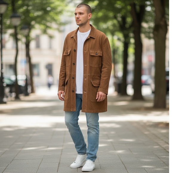 Timberland Other - Timberland Weather Gear Brown Genuine Leather Jacket